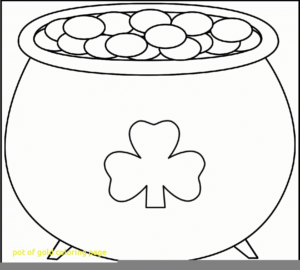 Pot Of Gold Printable Template Hartman