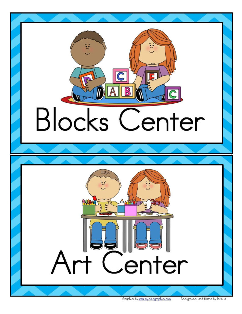 Preschool Classroom Center Signs Preschool Center Signs Preschool 