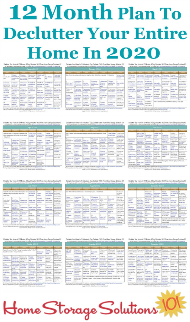 Printable 30 Day Declutter Challenge