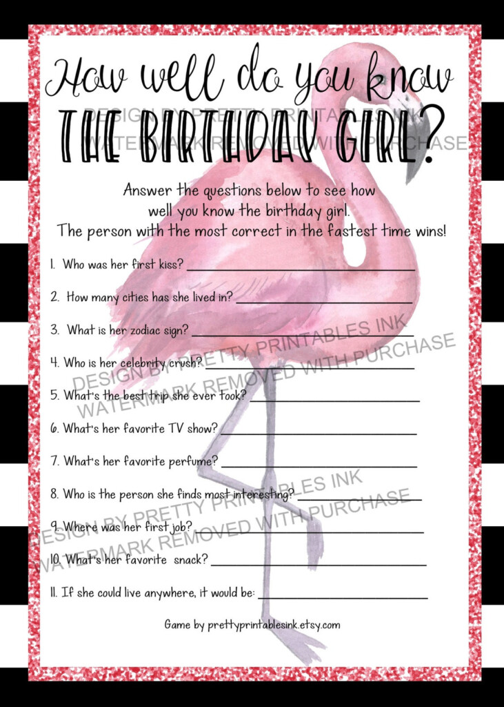 Printable Adult Birthday Games Fun Birthday Party Games Etsy