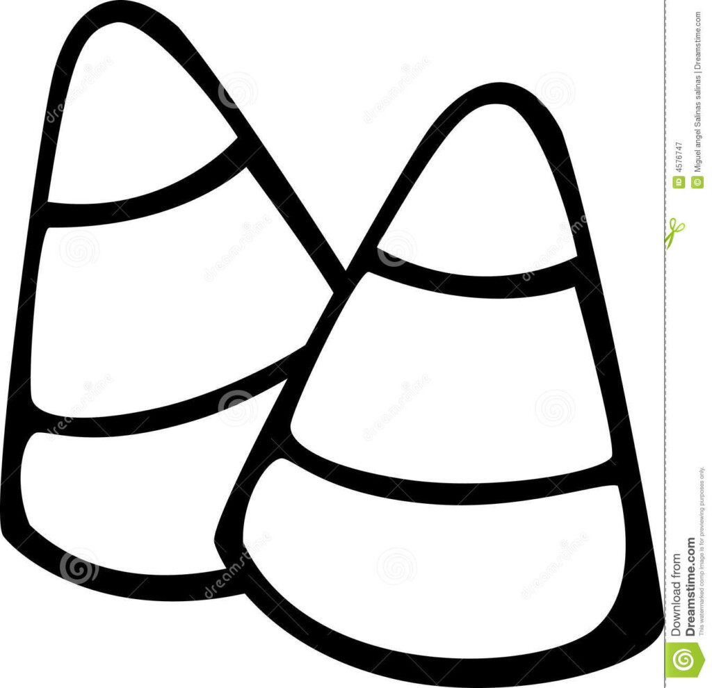 Printable Candy Corn Coloring Pages