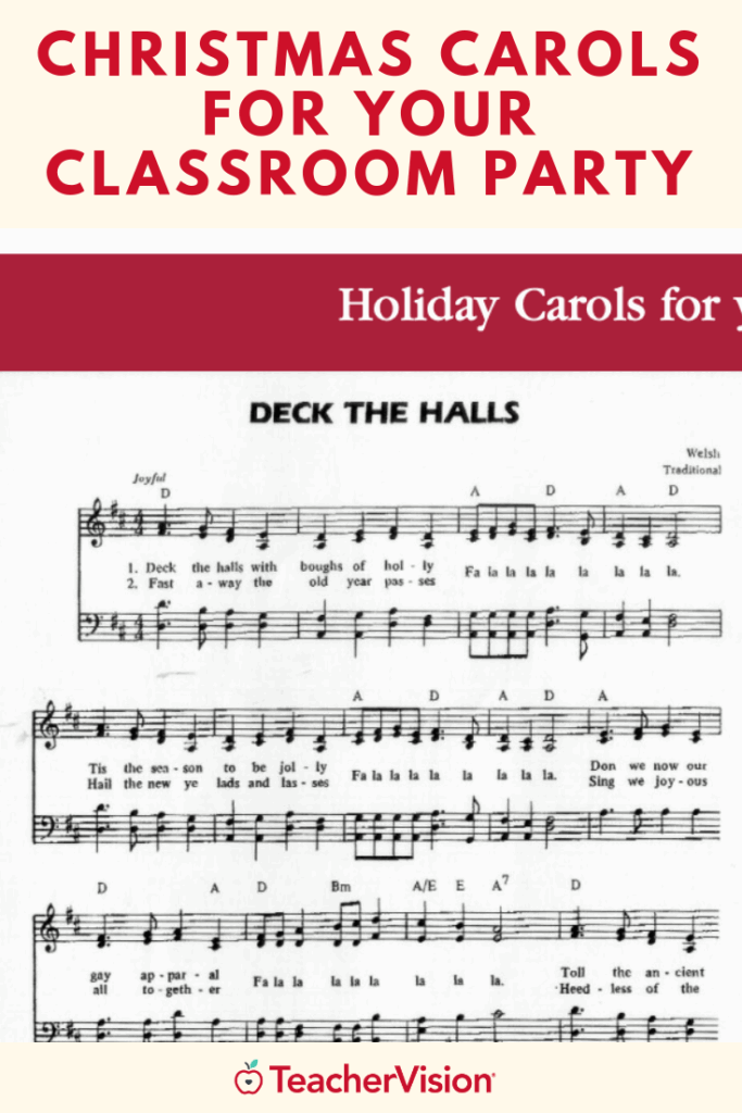 Printable Christmas Carols Sheet Music