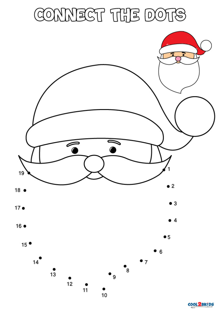 Printable Christmas Connect The Dots Printable Free Templates