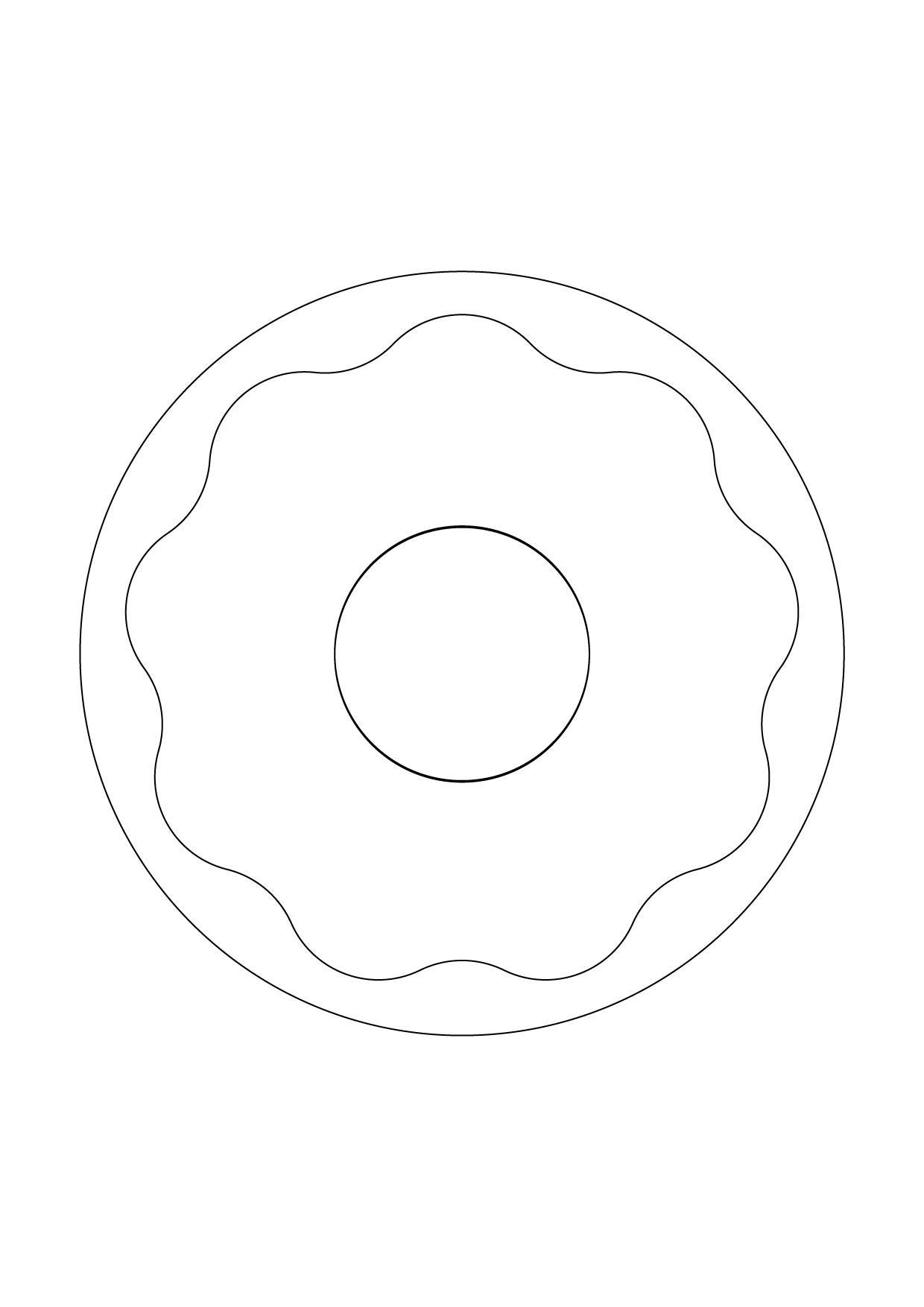 Printable Donut Template FREE Printable Online