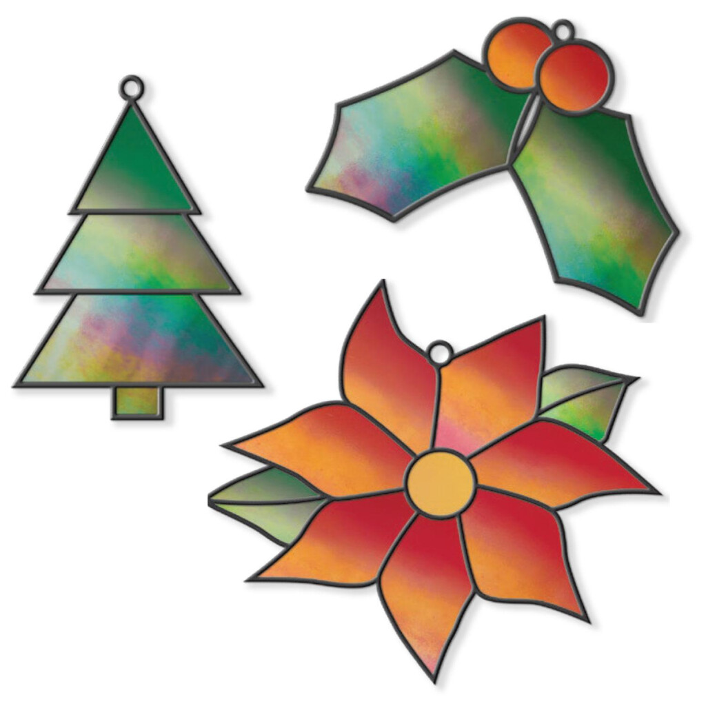  Printable Free Christmas Stained Glass Patterns For Beginners 