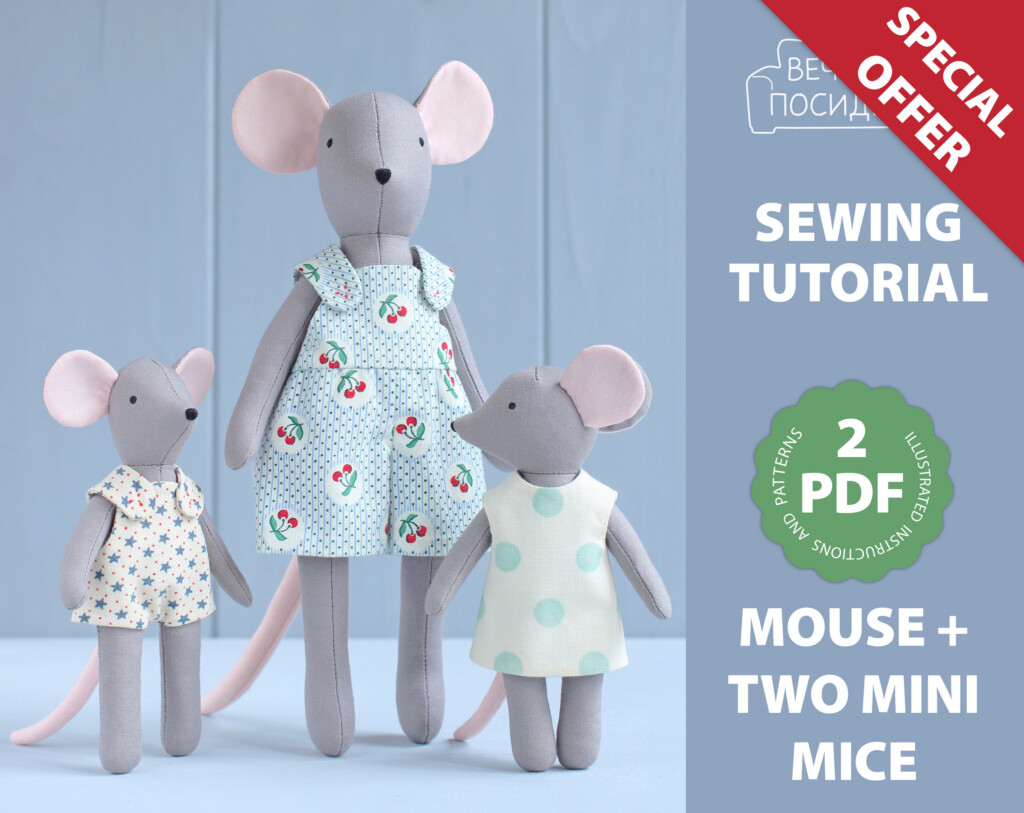 Printable Free Mouse Sewing Pattern
