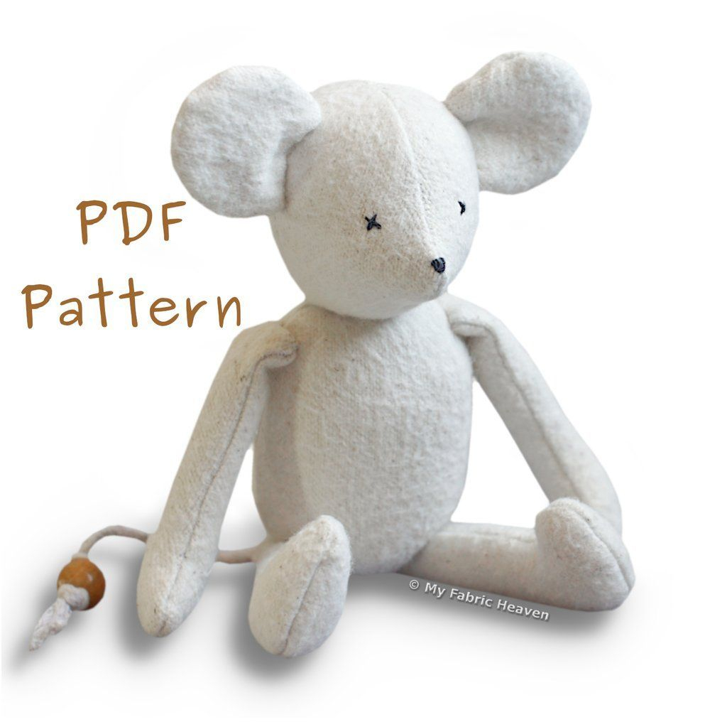 Printable Free Mouse Sewing Pattern Web This Pattern Uses Circles And 