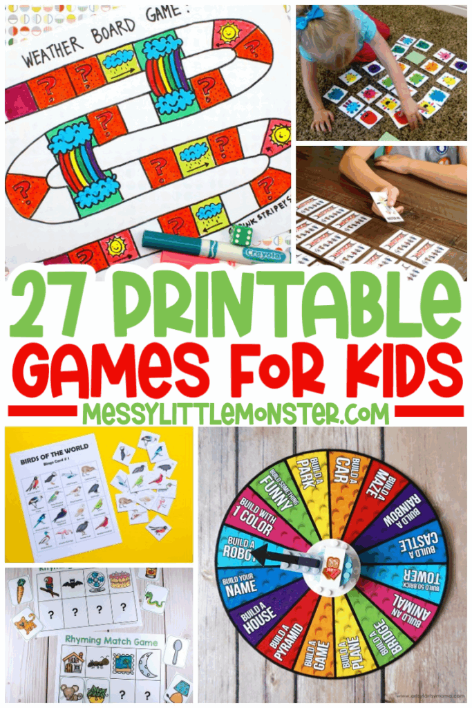 Printable Games For Kids Printable Games For Kids Fun Games For Kids 