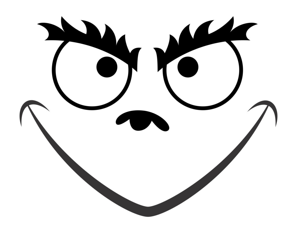 Printable Grinch Face Template Dev onallcylinders