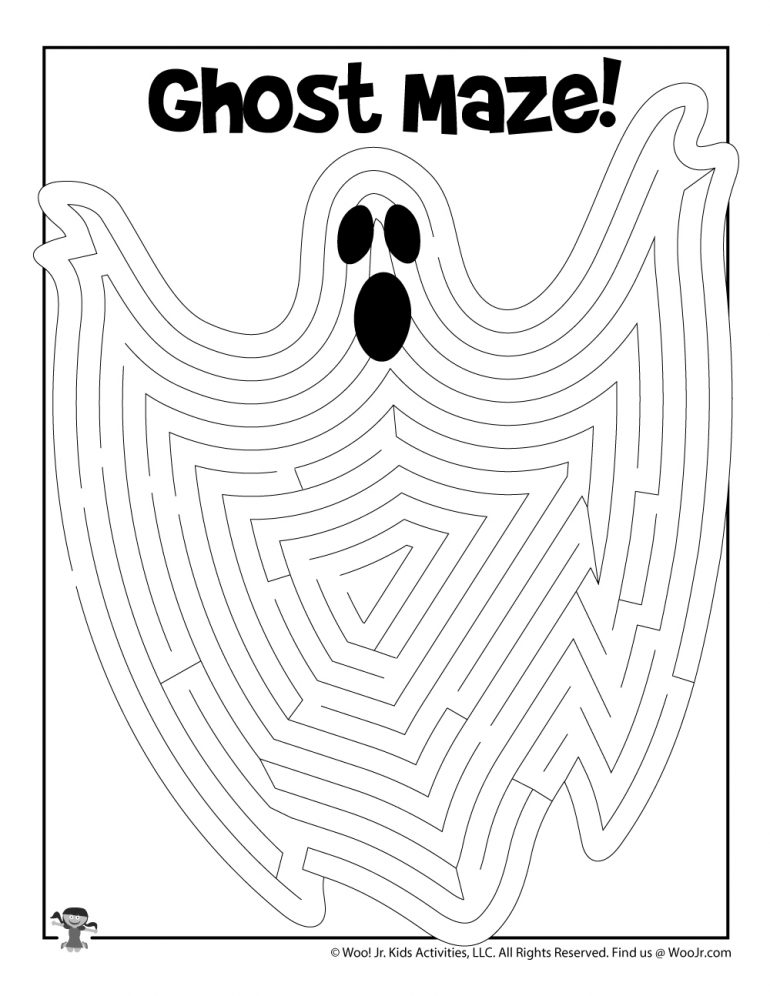 Printable Halloween Mazes For Kids Woo Jr Kids Activities 