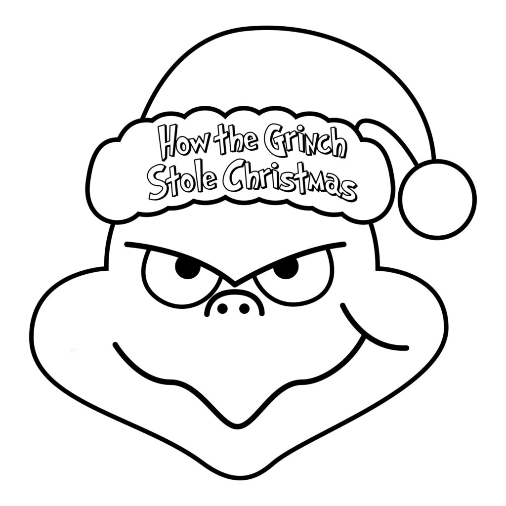 Printable Images Of The Grinch Face