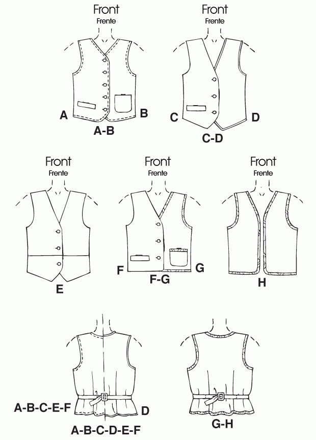 Printable Mens Vest Pattern Free