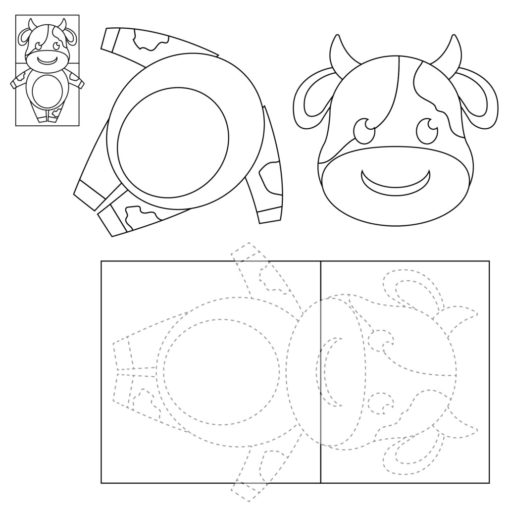 Printable Paper Bag Puppets