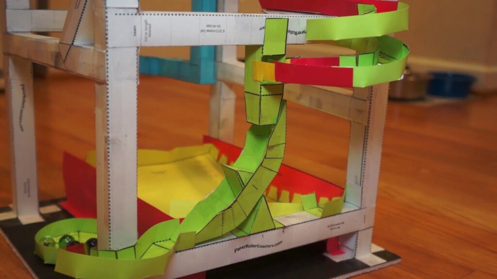 Printable Paper Roller Coaster Templates Free Pdf Printable 