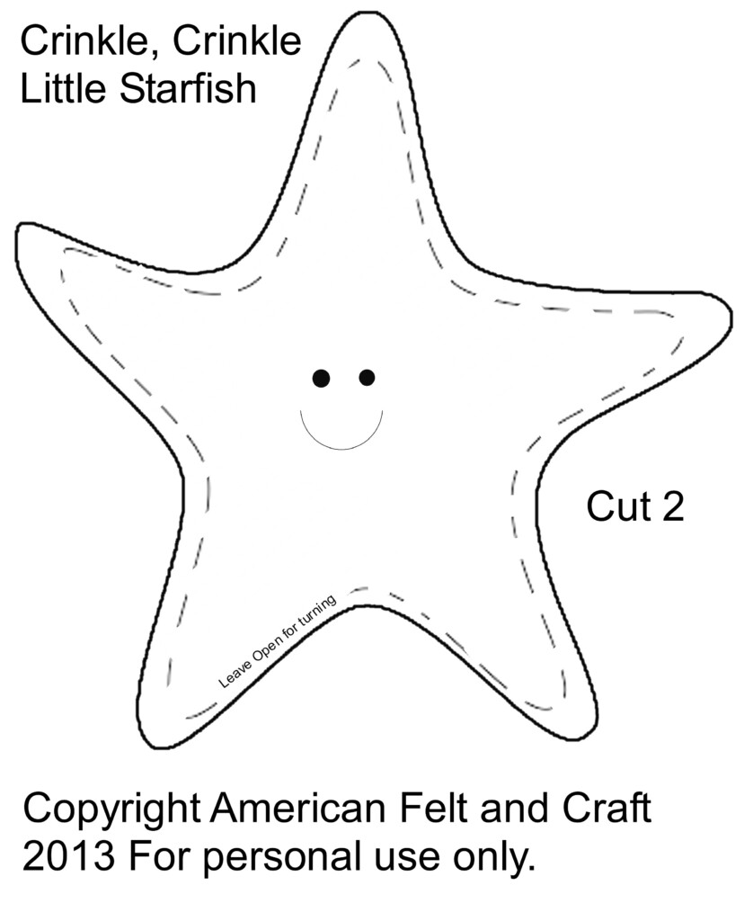 Printable Starfish Template