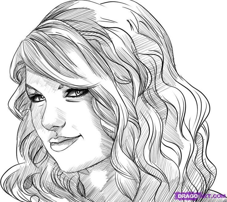 Printable Taylor Swift Coloring Pages