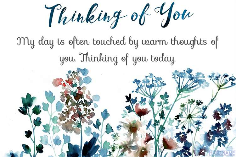 Printable Thinking Of You Cards Free
