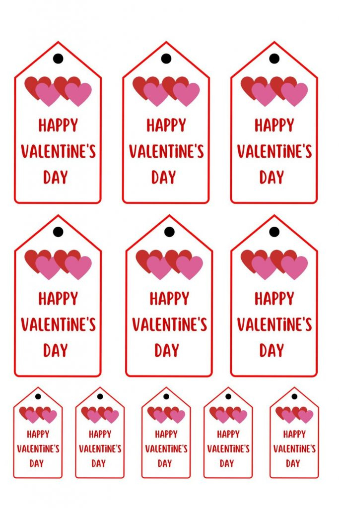 Printable Valentine 39 s Day Tags For Kids Editable 51 OFF