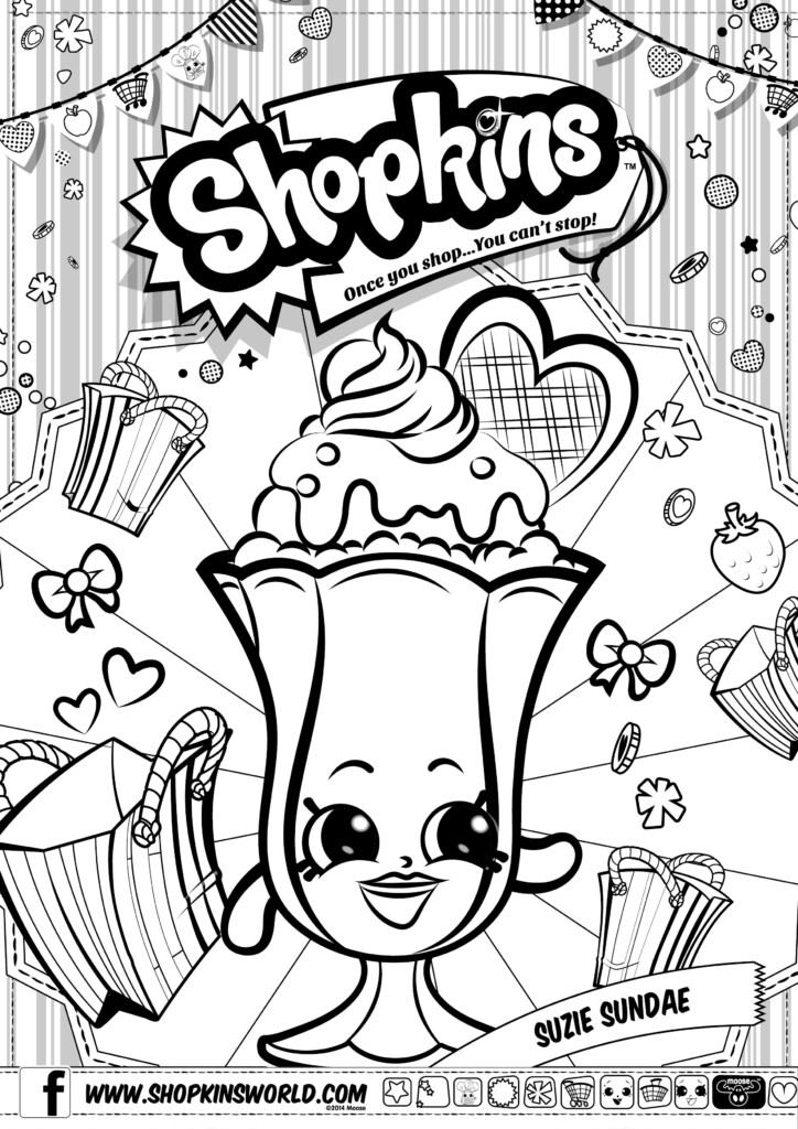 Shopkins Coloring Pages Printable Free At GetDrawings Free Download