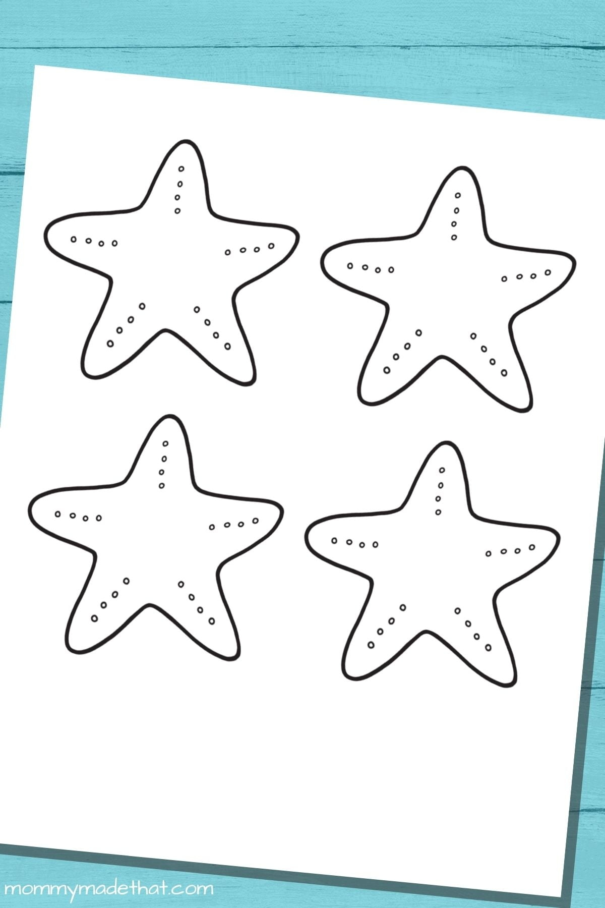 Starfish Template Free Printable Printable Templates Online By Paul