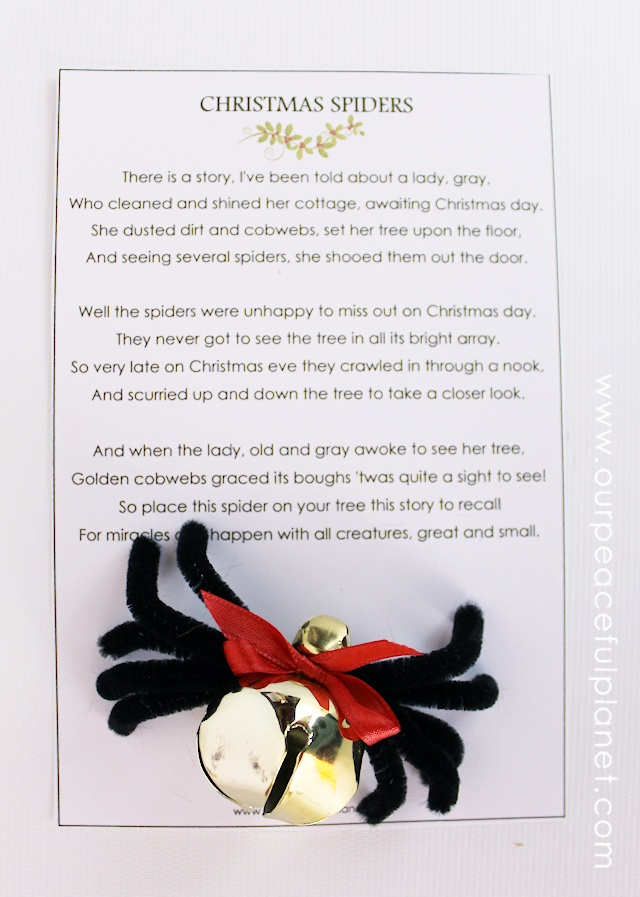 Story Legend Of The Christmas Spider Printable
