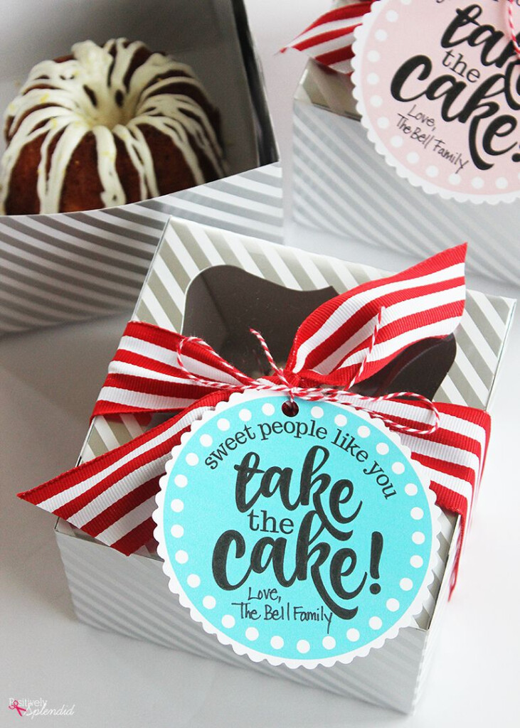 Teacher Free Printable Bundt Cake Tags