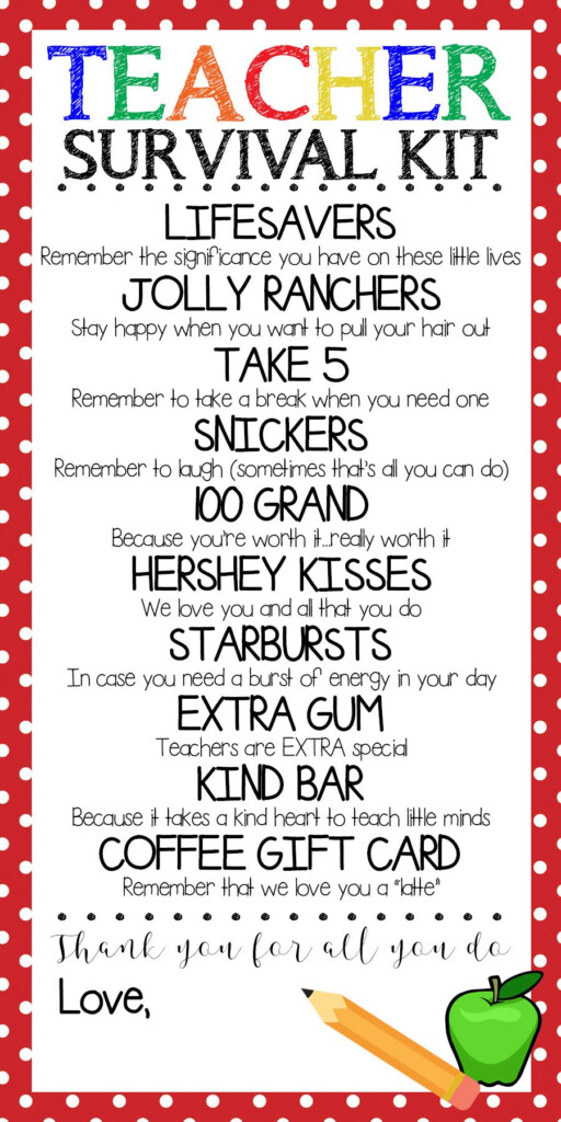 Teacher Survival Kit Free Printable Printable Word Searches
