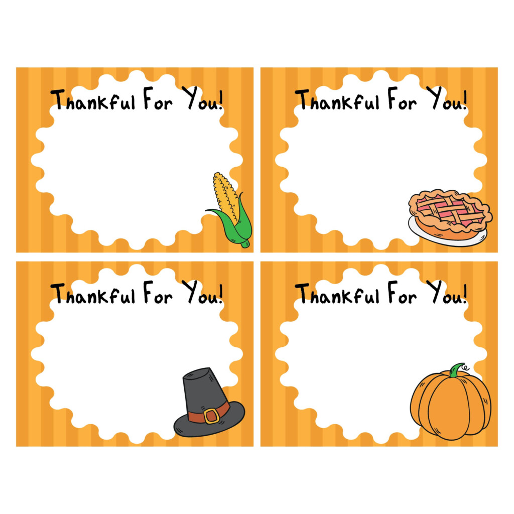 Thanksgiving Gift Tags 14 Free PDF Printables Printablee
