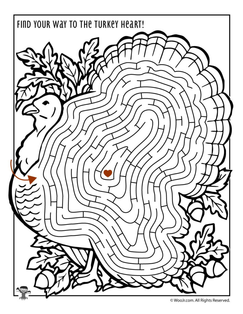 Thanksgiving Hidden Picture Printable
