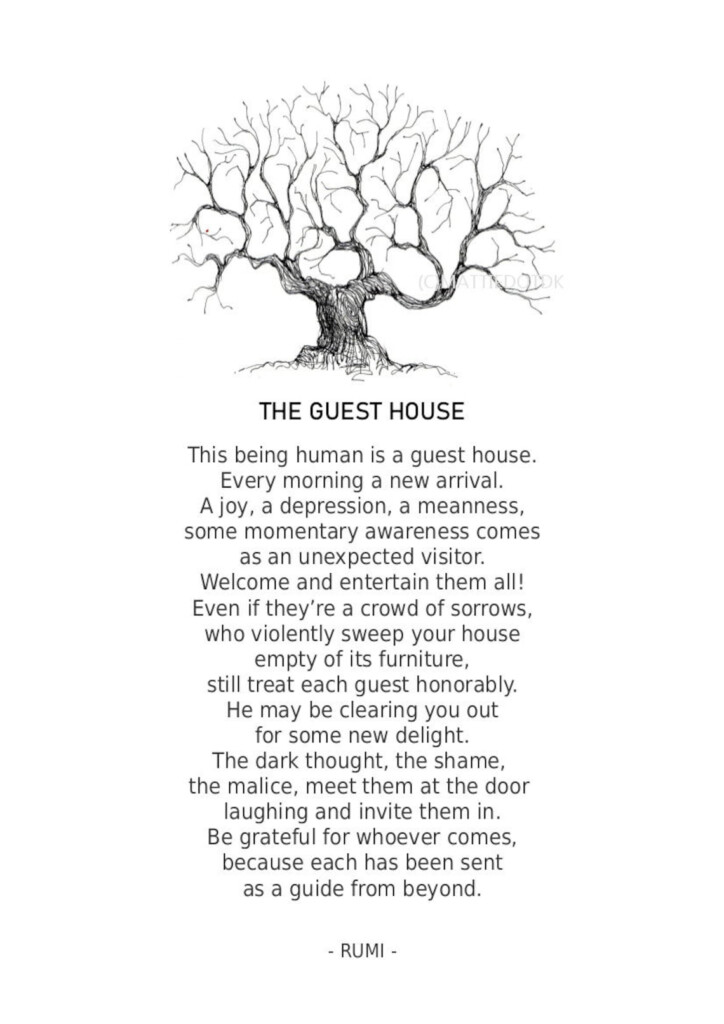 The Guest House By Rumi Instant Download Printable Everyday Etsy