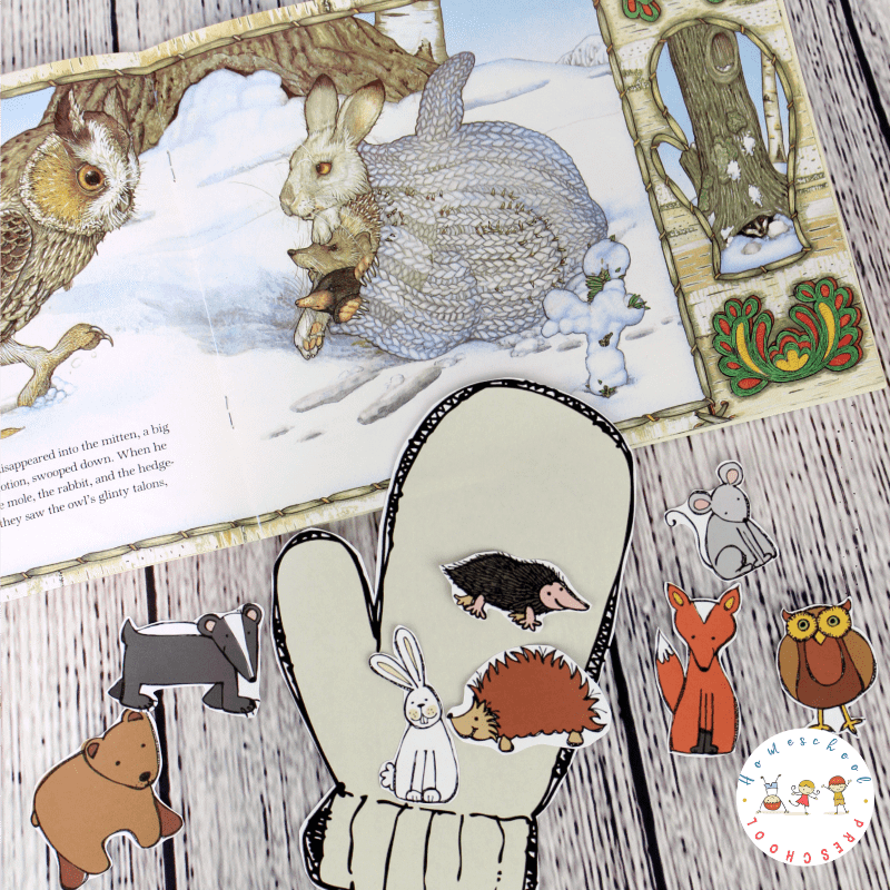 The Mitten Characters Free Printables