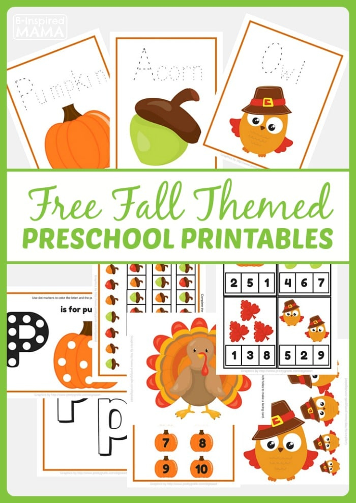 The Ultimate Resource Of Free Fall Preschool Printables 