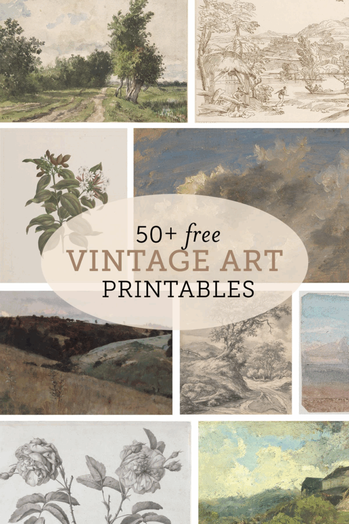 Top 50 Free Vintage Art Printables Jenna Sue Design