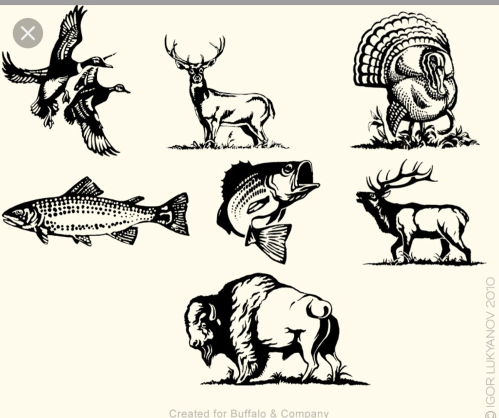 Traceable Free Printable Wildlife Wood Burning Patterns
