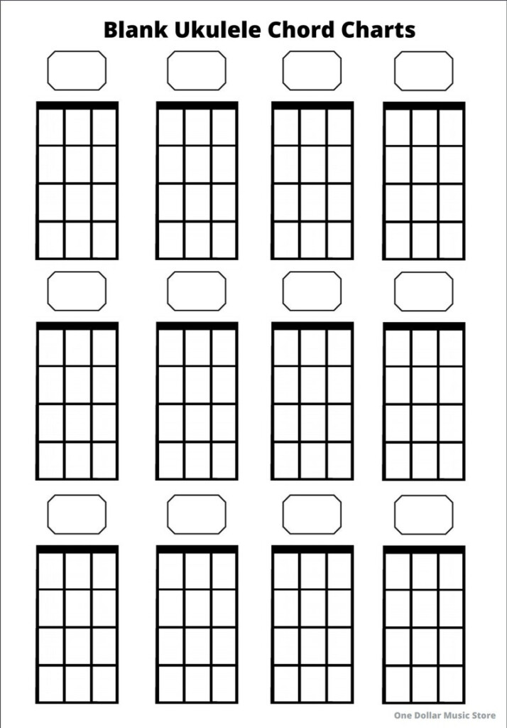 Ukulele Chord Chart Printable Free