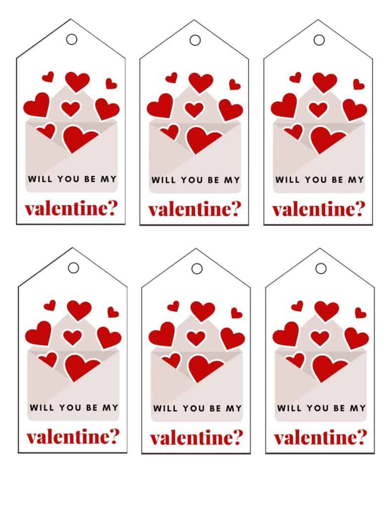 Valentine Gift Tags Free Printable Hartman