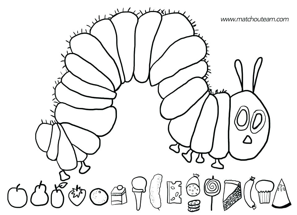 Very Hungry Caterpillar Coloring Pages Printables At GetColorings 