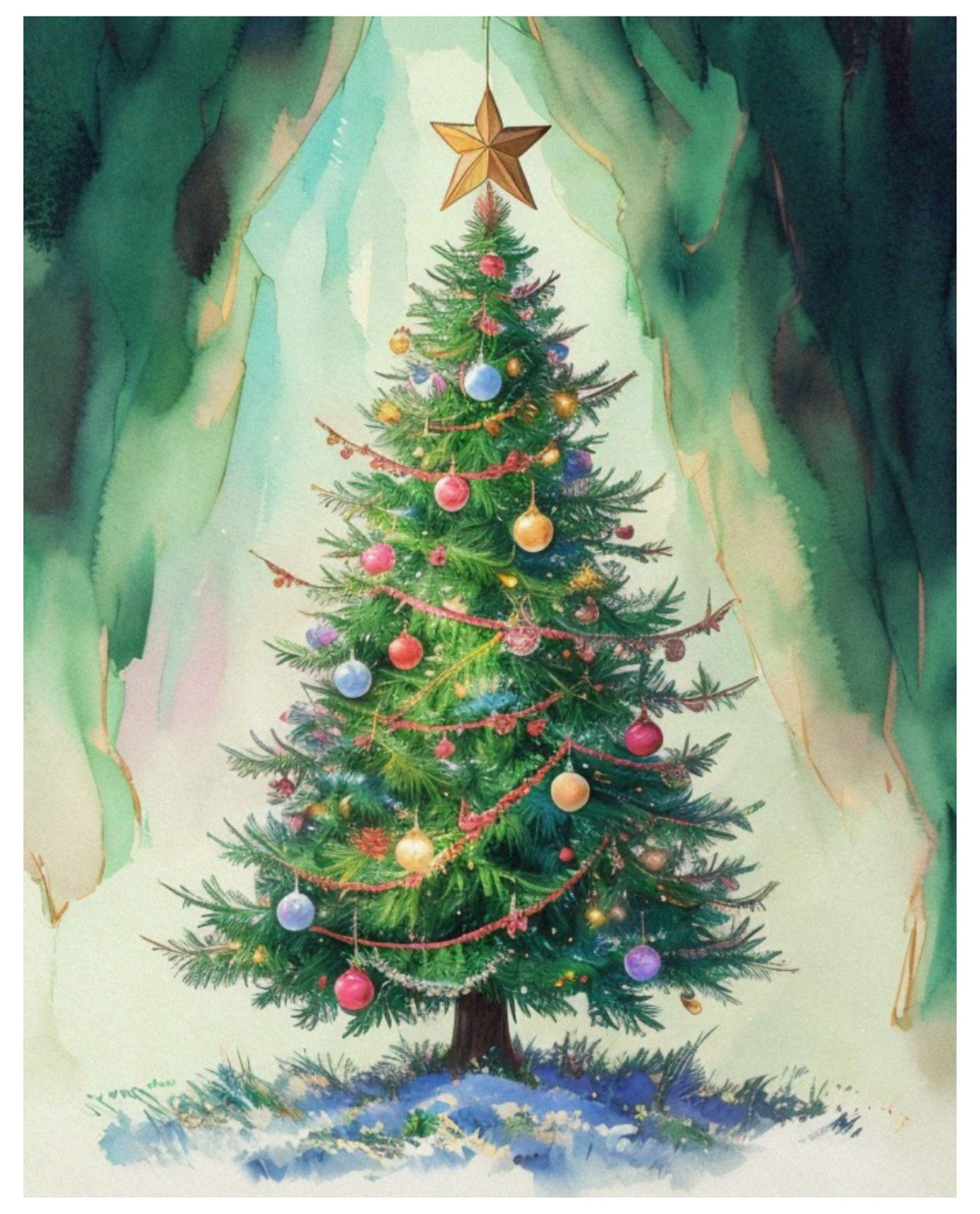 Vintage Christmas Tree 10 Free PDF Printables Printablee