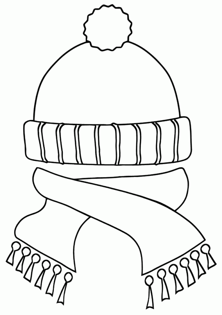 Winter Clothes Coloring Pages To Download And Print For Free