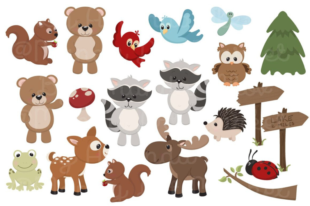  Woodland Creatures Free Printables