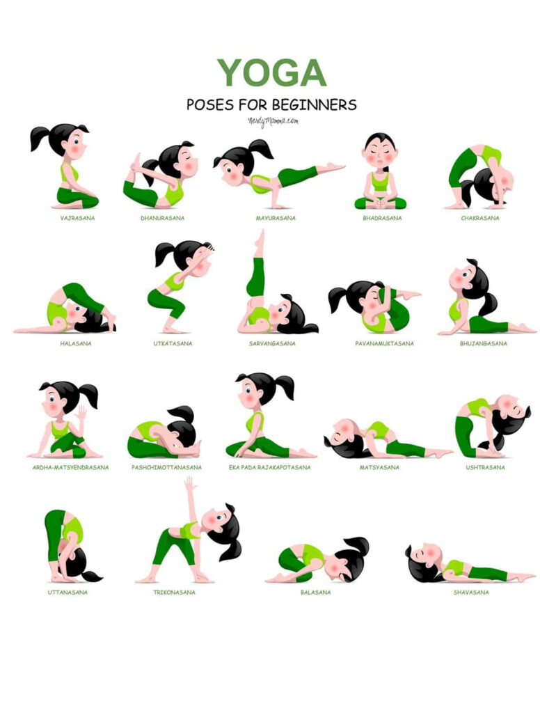 Yoga Poses Printable Pdf Free