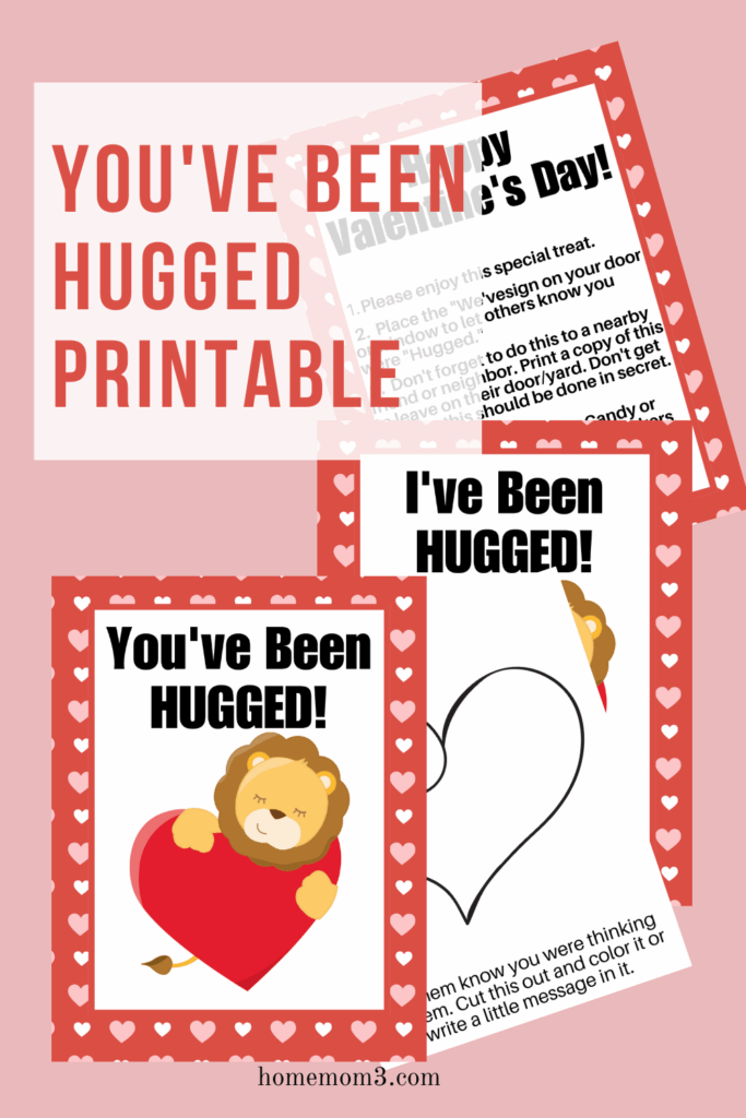 You 39 ve Been Hugged Printable Signs To Surprise Your Neighbors With P 