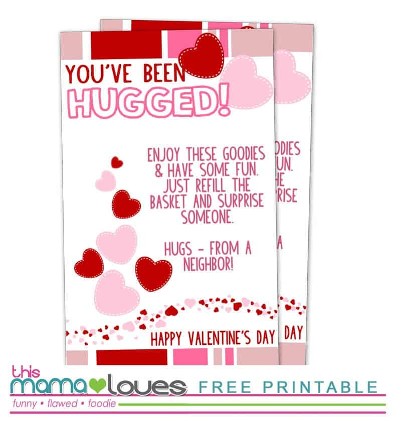 You 39 ve Been Hugged Valentine Surprise